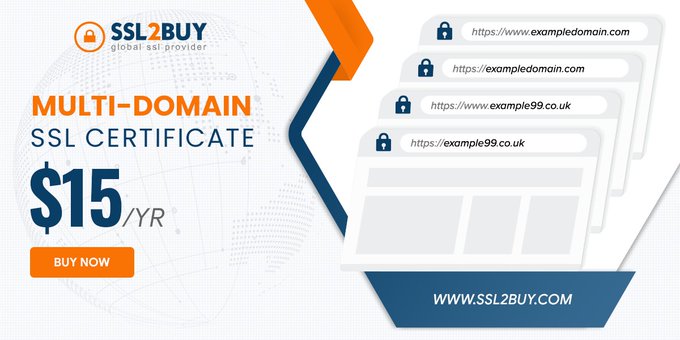 Multi-Domain SSL –SSL Security for Different Domains and Subdomains