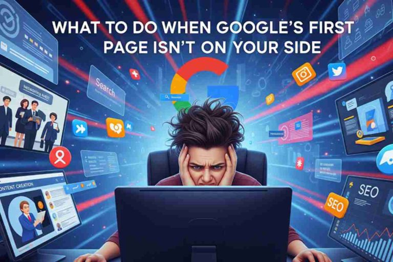 What to Do When Google’s First Page Isn’t on Your Side