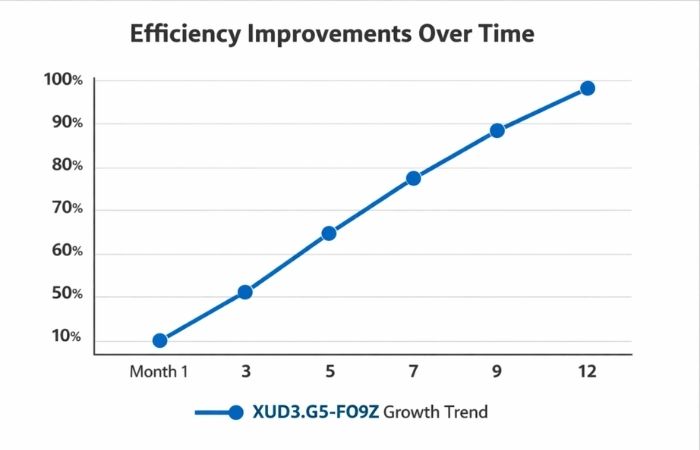 efficiency growth graph