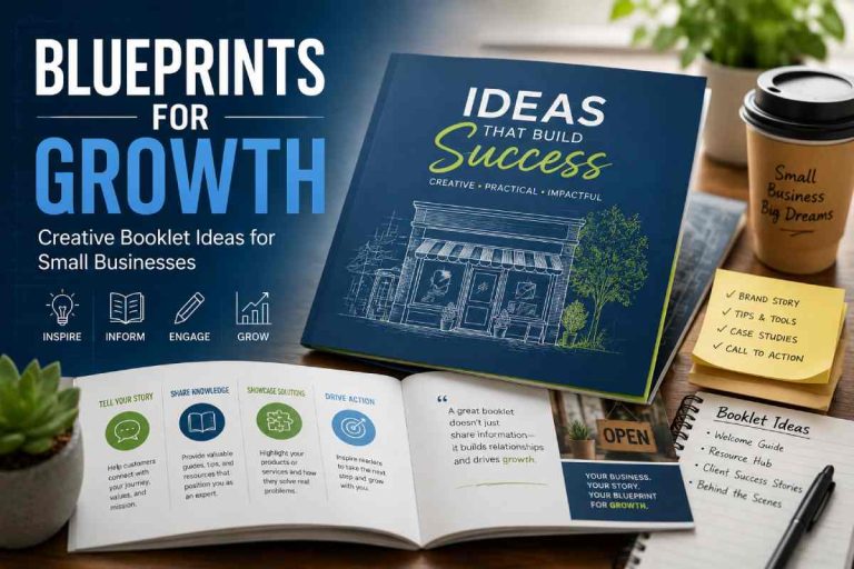 Blueprints for Growth: Creative Booklet Ideas for Small Businesses