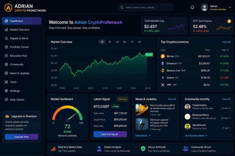 Adrian CryptoProNetwork Explained: Features, Use Cases and Trust