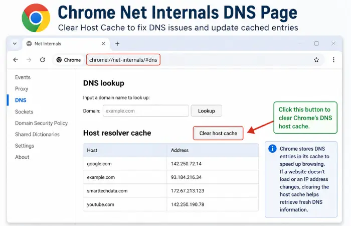 chrome-net-internals-dns-clear-host-cache-guide