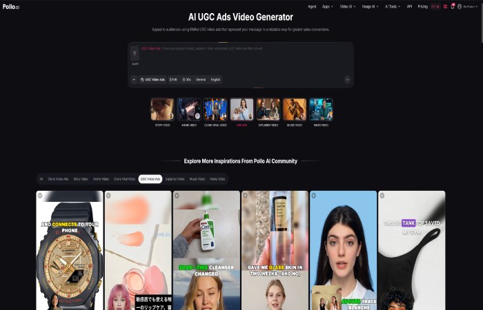Pollo AI for Multi-Format UGC Ad Automation