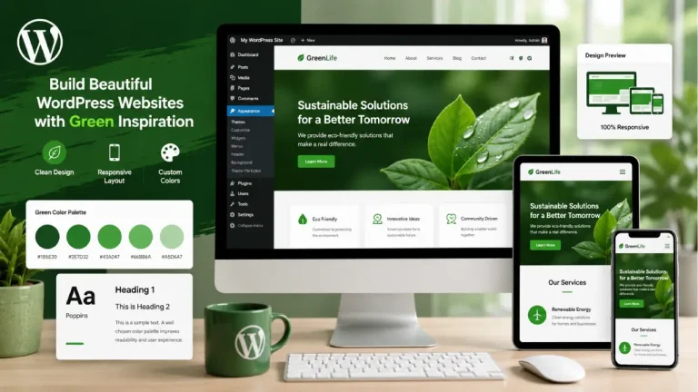 ColorBrightOnGreen.WordPress.com Explained: WordPress, Green Design, and Website Color Meaning
