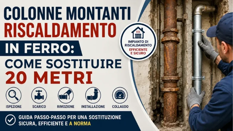 Colonne Montanti Riscaldamento in Ferro: Come Sostituire 20 Metri